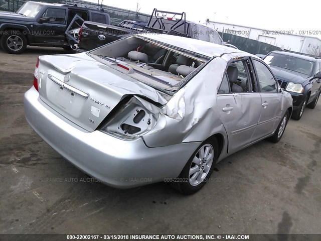 4T1BF30K12U032473 - 2002 TOYOTA CAMRY LE/XLE/SE GRAY photo 4