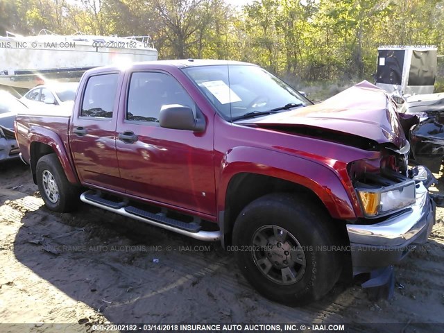 1GTDS136768131924 - 2006 GMC CANYON RED photo 1