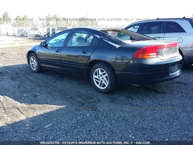 2B3HD46R2XH836162 - 1999 DODGE INTREPID BLACK photo 3