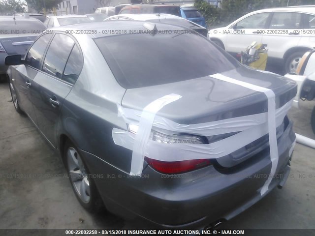 WBANW13538CZ79036 - 2008 BMW 535 I 灰色 照片 3