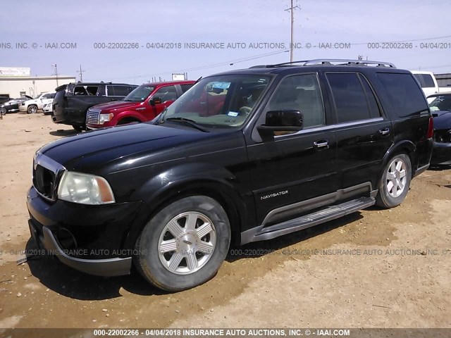 5LMFU28R14LJ23462 - 2004 LINCOLN NAVIGATOR BLACK photo 2