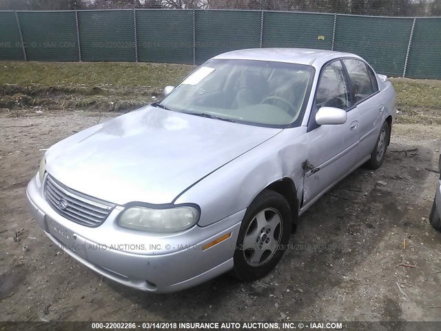 1G1NE52J22M503706 - 2002 CHEVROLET MALIBU LS 银色 照片 2