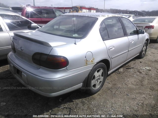 1G1NE52J22M503706 - 2002 CHEVROLET MALIBU LS 银色 照片 4