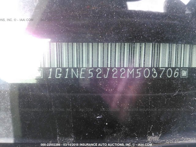 1G1NE52J22M503706 - 2002 CHEVROLET MALIBU LS 银色 照片 9