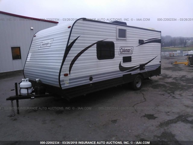 4YDT16F17FH931650 - 2014 KEYSTONE COLEMAN EXPEDITION LT TRA  WHITE photo 2
