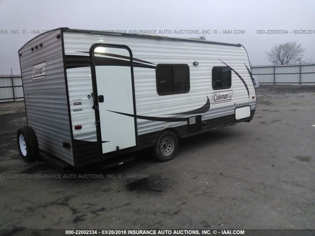 4YDT16F17FH931650 - 2014 KEYSTONE COLEMAN EXPEDITION LT TRA  WHITE photo 4