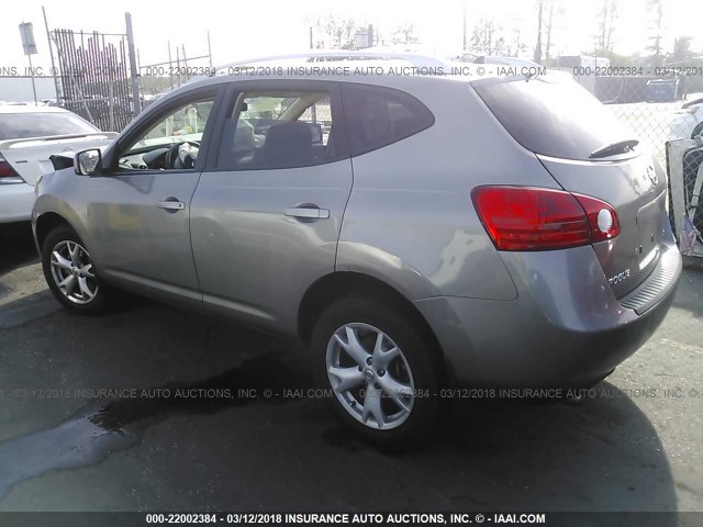 JN8AS58T58W300706 - 2008 NISSAN ROGUE S/SL GRAY photo 3