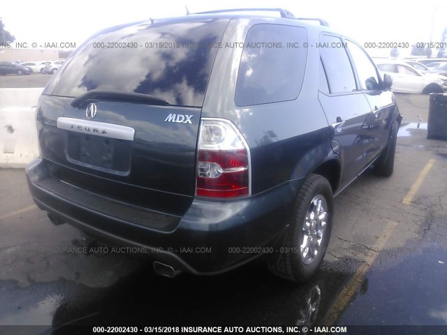 2HNYD18896H521854 - 2006 ACURA MDX TOURING GRAY photo 4