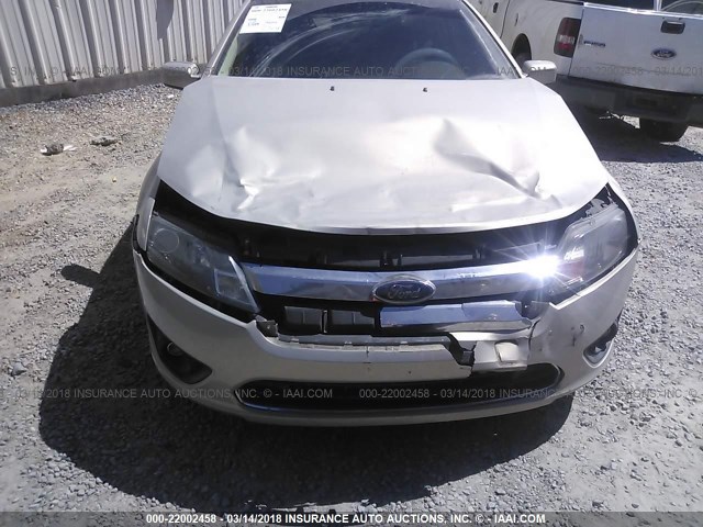 3FAHP0HA1AR266310 - 2010 FORD FUSION SE TAN photo 6