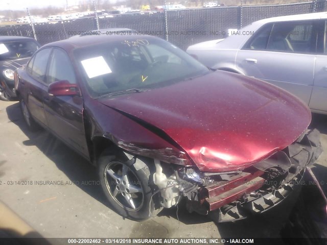 1G2WK52J83F112316 - 2003 PONTIAC GRAND PRIX SE BURGUNDY photo 1