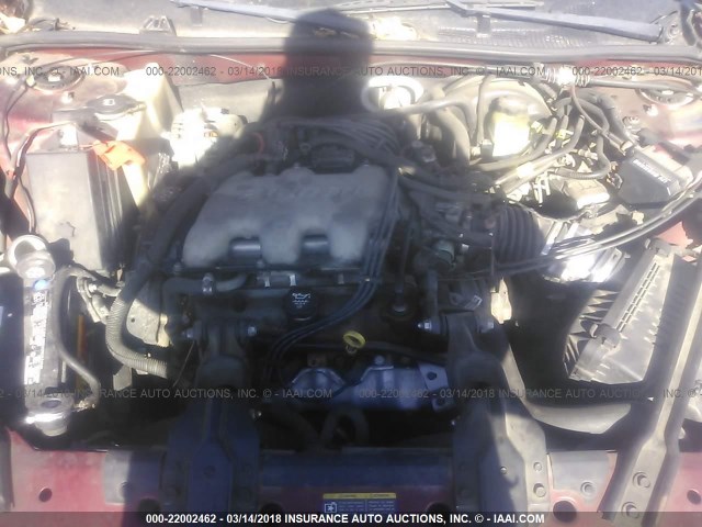 1G2WK52J83F112316 - 2003 PONTIAC GRAND PRIX SE ბურგუნდია ფოტო 10