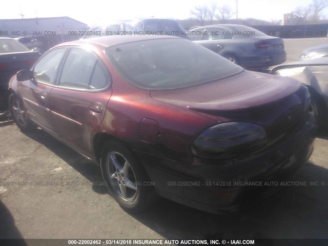 1G2WK52J83F112316 - 2003 PONTIAC GRAND PRIX SE BURGUNDY photo 3