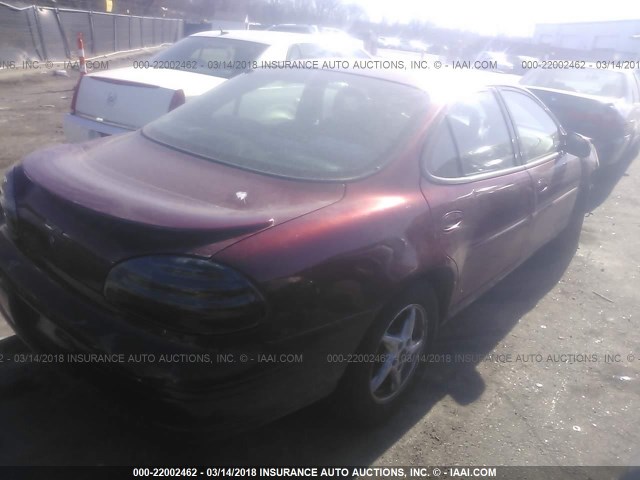 1G2WK52J83F112316 - 2003 PONTIAC GRAND PRIX SE BURGUNDY photo 4