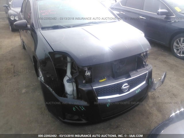 3N1AB6AP5AL632142 - 2010 NISSAN SENTRA 2.0/2.0S/SR/2.0SL BLACK photo 6