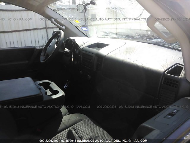 1N6BA0EK6CN314224 - 2012 NISSAN TITAN S/SV/SL/PRO-4X BLUE photo 5