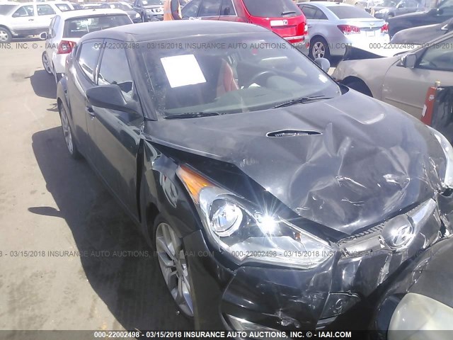 KMHTC6AD0CU049636 - 2012 HYUNDAI VELOSTER BLACK photo 6