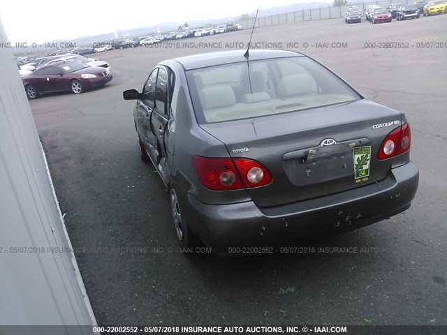 1NXBR32E75Z357339 - 2005 TOYOTA COROLLA CE/LE/S GRAY photo 3