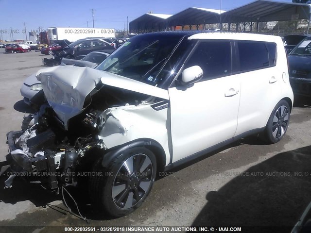 KNDJX3A54G7336957 - 2016 KIA SOUL ! WHITE photo 2