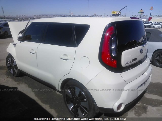 KNDJX3A54G7336957 - 2016 KIA SOUL ! WHITE photo 3