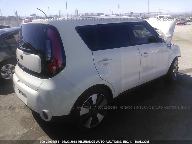 KNDJX3A54G7336957 - 2016 KIA SOUL ! WHITE photo 4