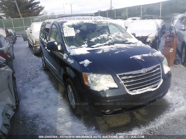 2A8HR54P98R122900 - 2008 CHRYSLER TOWN & COUNTRY TOURING BLUE photo 1