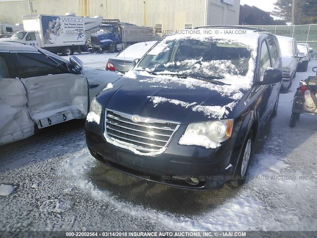 2A8HR54P98R122900 - 2008 CHRYSLER TOWN & COUNTRY TOURING BLUE photo 2