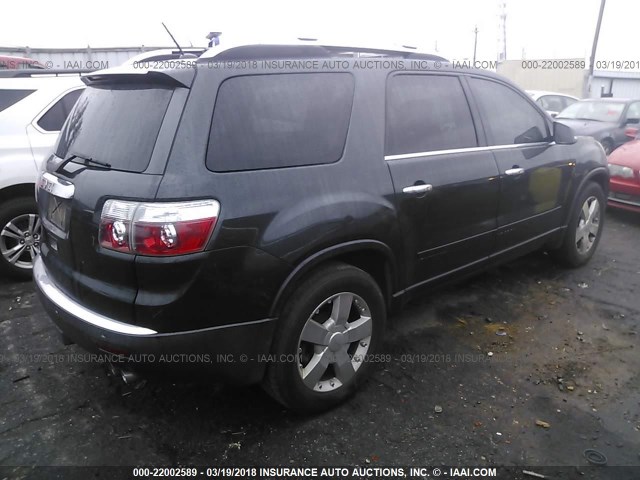 1GKER33747J159540 - 2007 GMC ACADIA SLT-2 BLACK photo 4