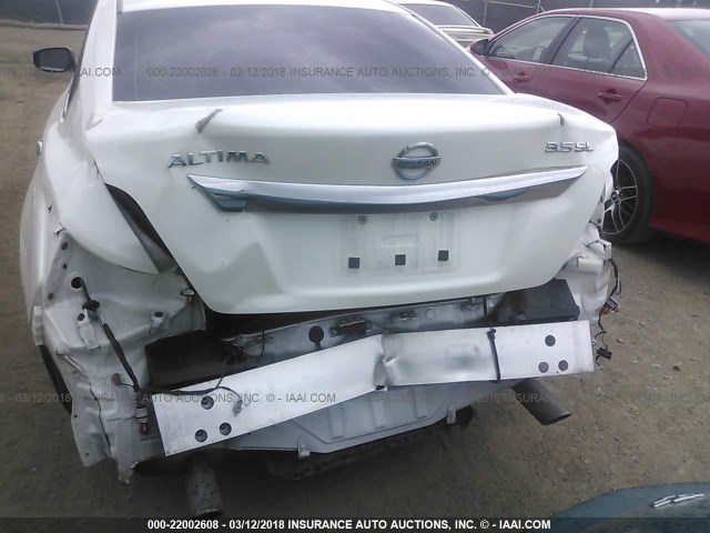 1N4BL3AP6EC107269 - 2014 NISSAN ALTIMA 3.5S/3.5SV/3.5SL WHITE photo 6
