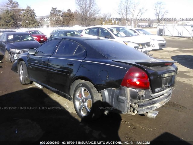 2G2WC58C461251473 - 2006 PONTIAC GRAND PRIX GXP BLACK photo 3