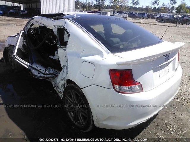 JTKJF5C75D3062516 - 2013 TOYOTA SCION TC 白色 照片 3