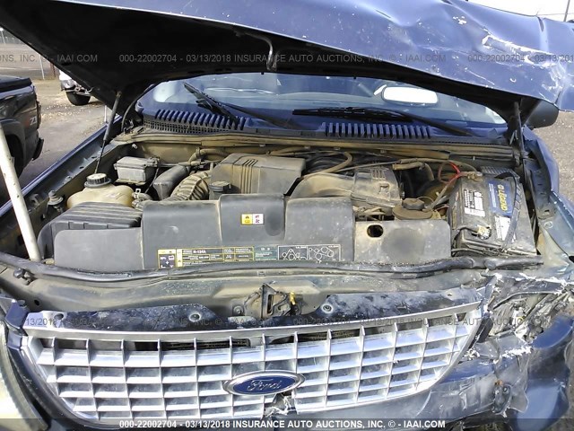1FMZU63K03UB53448 - 2003 FORD EXPLORER XLT/XLT SPORT/NBX BLUE photo 10