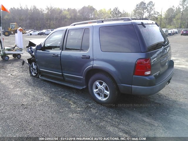 1FMZU63K03UB53448 - 2003 FORD EXPLORER XLT/XLT SPORT/NBX BLUE photo 3