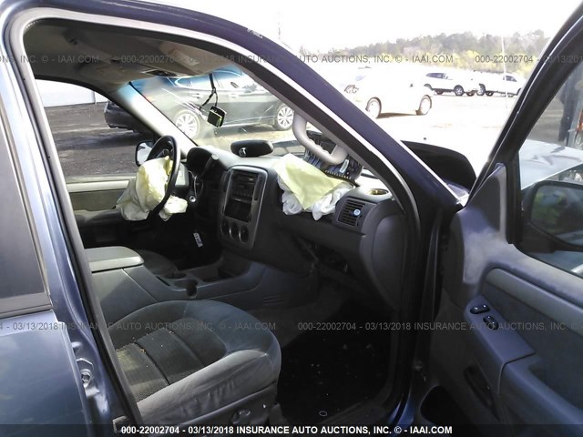 1FMZU63K03UB53448 - 2003 FORD EXPLORER XLT/XLT SPORT/NBX BLUE photo 5