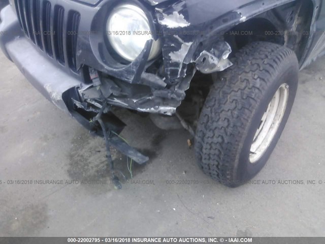 1J4GL48K92W124684 - 2002 JEEP LIBERTY SPORT 黑色 照片 6