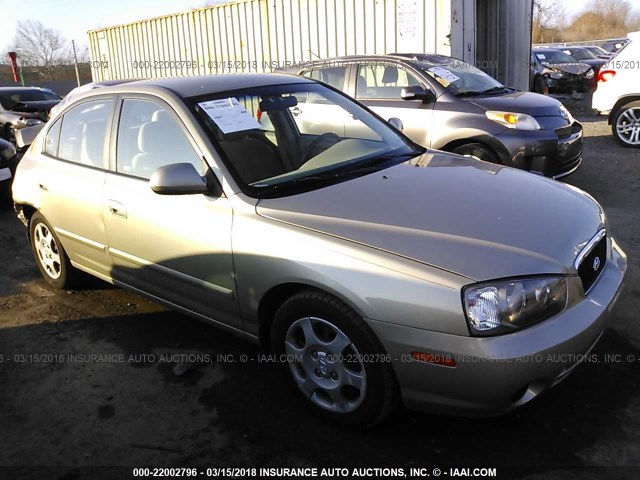 KMHDN45D33U539369 - 2003 HYUNDAI ELANTRA GLS/GT BEIGE photo 1