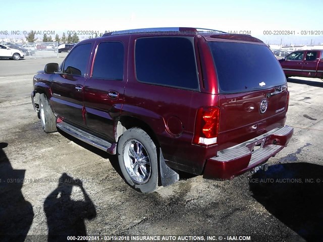 1GYEK63N73R153320 - 2003 CADILLAC ESCALADE LUXURY 栗色 照片 3