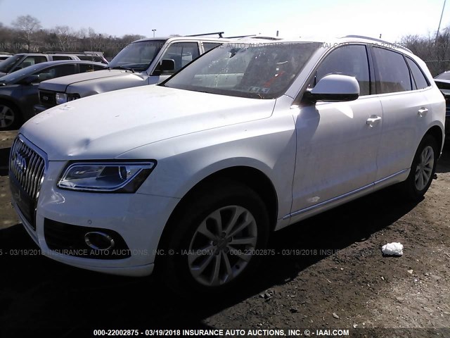 WA1L2AFP3GA114526 - 2016 AUDI Q5 PREMIUM PLUS WHITE photo 2