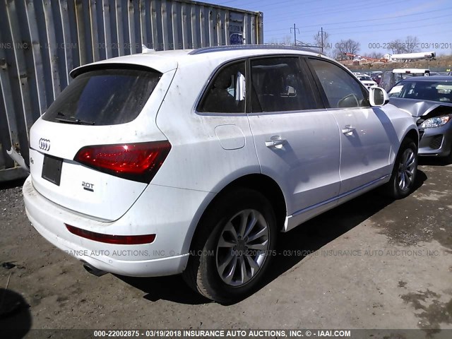 WA1L2AFP3GA114526 - 2016 AUDI Q5 PREMIUM PLUS WHITE photo 4