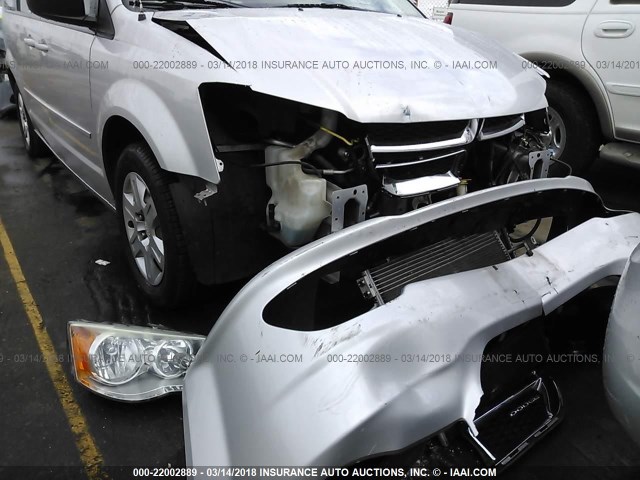 2C4RDGBG5CR177992 - 2012 DODGE GRAND CARAVAN SE SILVER photo 6