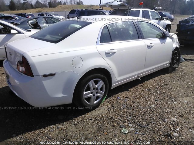 1G1ZG57B18F188360 - 2008 CHEVROLET MALIBU LS 白色 照片 4