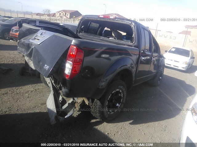 1N6AD07U79C426469 - 2009 NISSAN FRONTIER CREW CAB SE/LE/NISMO BLACK photo 4