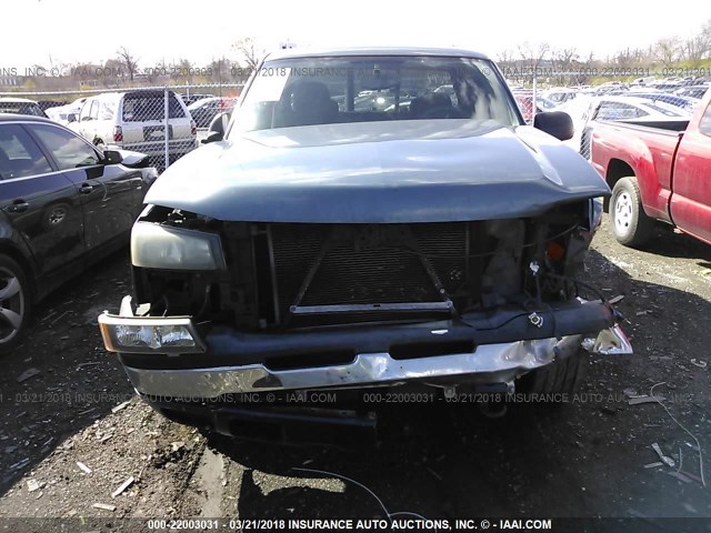 1GCEC19X17Z124674 - 2007 CHEVROLET SILVERADO C1500 CLASSIC BLUE photo 6