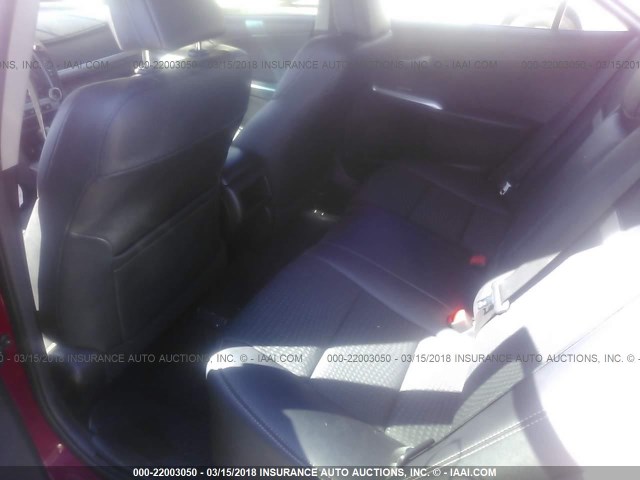 4T1BF1FKXEU780073 - 2014 TOYOTA CAMRY L/SE/LE/XLE 红色 照片 8