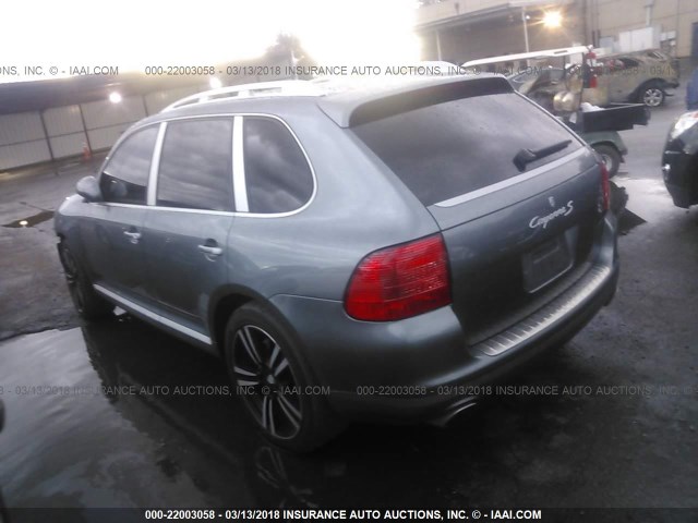 WP1AB29P76LA61264 - 2006 PORSCHE CAYENNE S GRAY photo 3