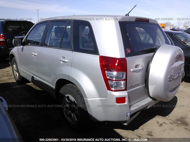 JS3TD941174203007 - 2007 SUZUKI GRAND VITARA  SILVER photo 3