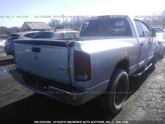 1D7HU182X6J232908 - 2006 DODGE RAM 1500 ST/SLT SILVER photo 4