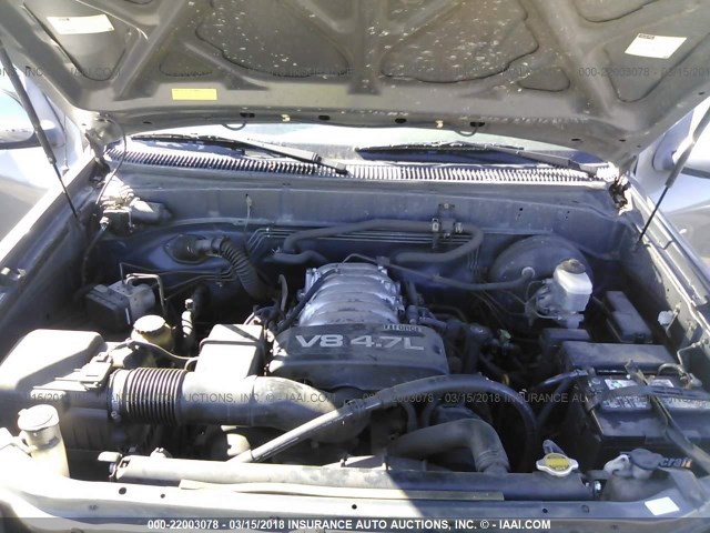 5TBET34184S443039 - 2004 TOYOTA TUNDRA DOUBLE CAB SR5 灰色 照片 10