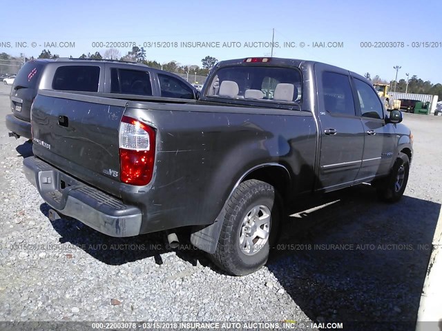 5TBET34184S443039 - 2004 TOYOTA TUNDRA DOUBLE CAB SR5 灰色 照片 4