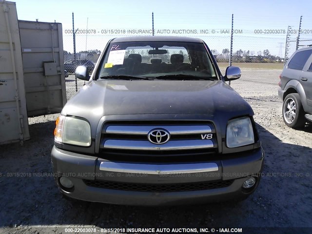 5TBET34184S443039 - 2004 TOYOTA TUNDRA DOUBLE CAB SR5 灰色 照片 6