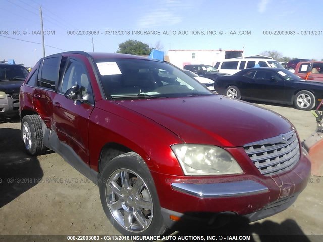 2C4GM68455R422887 - 2005 CHRYSLER PACIFICA TOURING RED photo 1